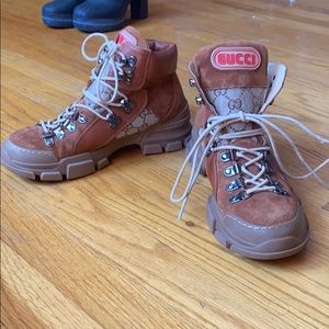 Lace Up Gucci Boots
